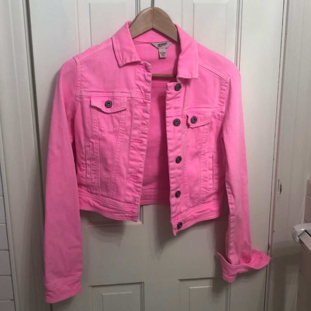 Neon Pink  Arizona Jean Jacket
